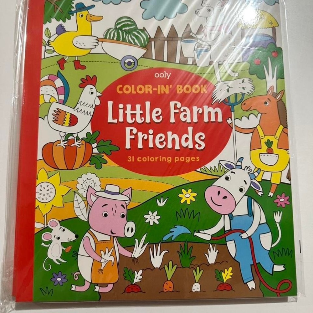 OOLY Little Farm Friends Coloring Book‎